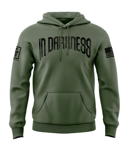 In Darkness We Defend the Light Men's Patriotic Sweatshirt