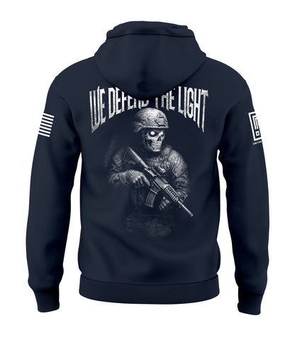 In Darkness We Defend the Light Men's Patriotic Sweatshirt