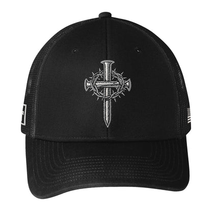 Nail Cross Trucker Hat
