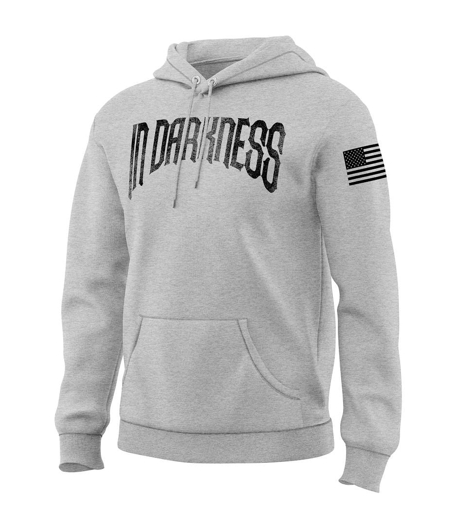 In Darkness We Defend the Light Men's Patriotic Sweatshirt