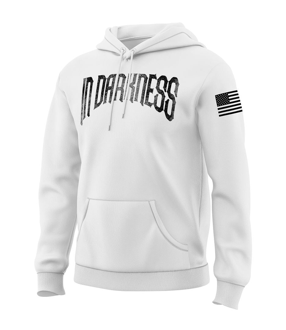 In Darkness We Defend the Light Men's Patriotic Sweatshirt