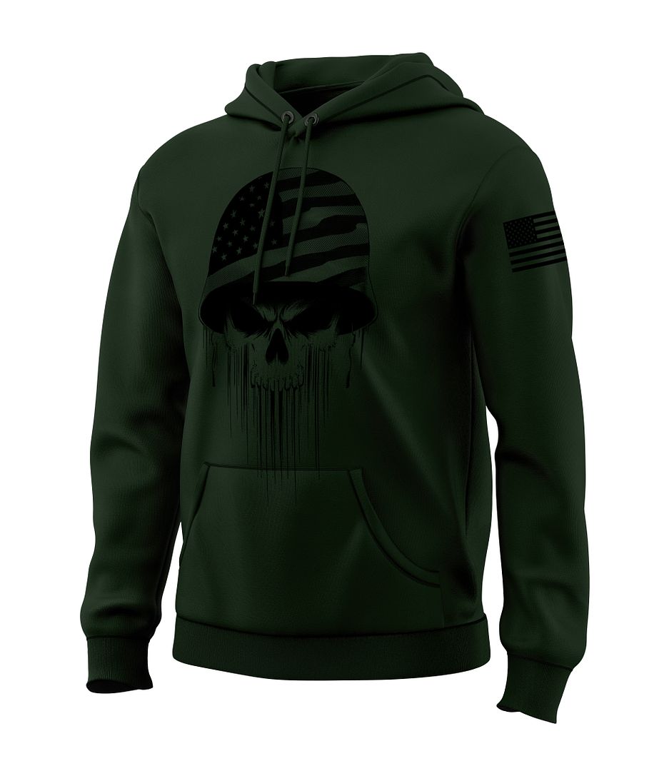 USA Soldier Skull Sweatshirt