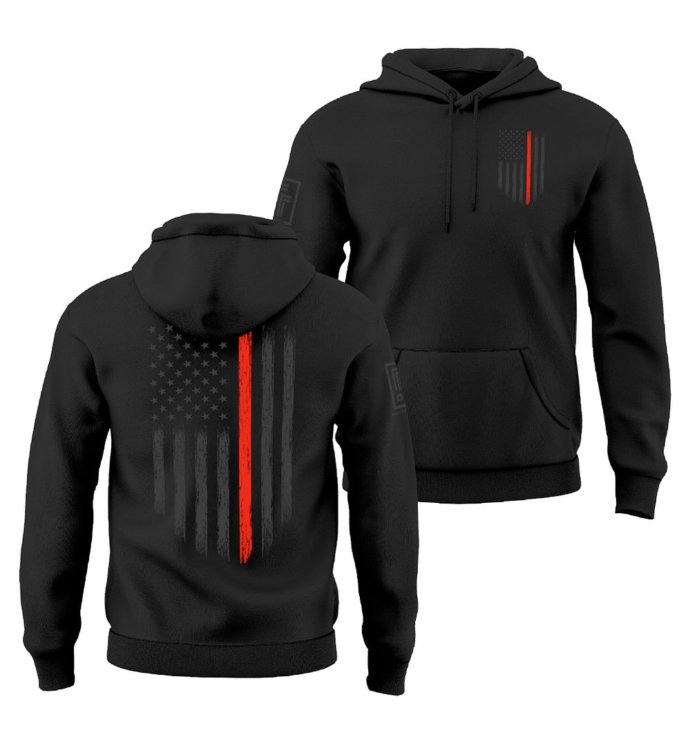 Thin Red Line Flag Stealth Sweatshirt