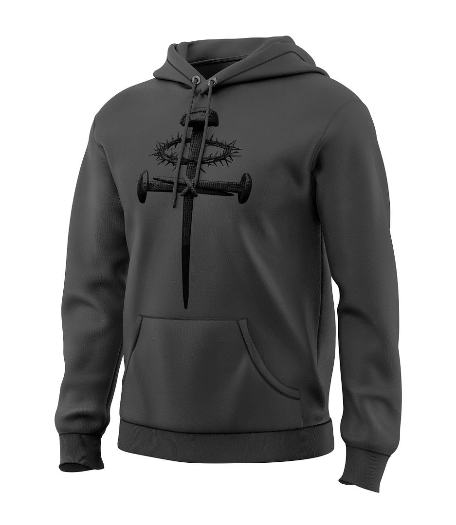 Forged Victory: Nail & Cross Sweatshirt