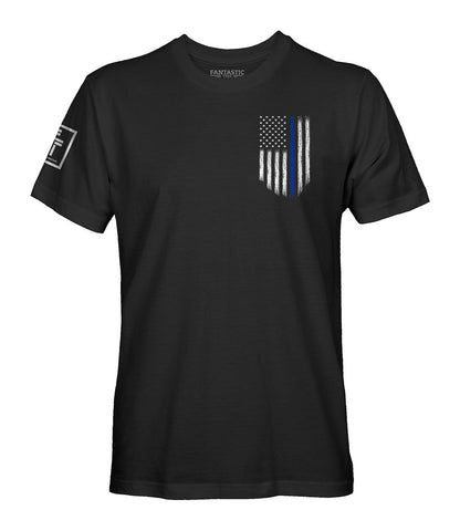 Thin Blue Line Flag T-Shirt