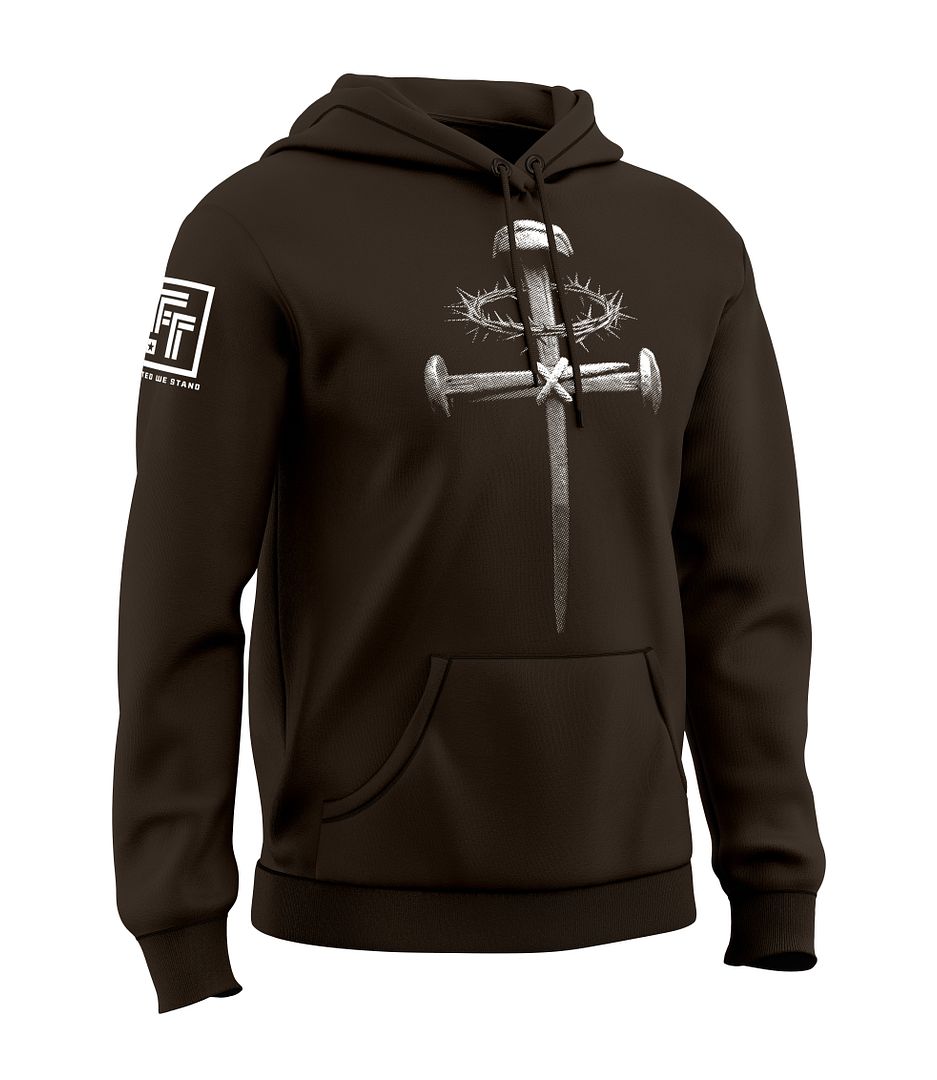 Forged Victory: Nail & Cross Sweatshirt