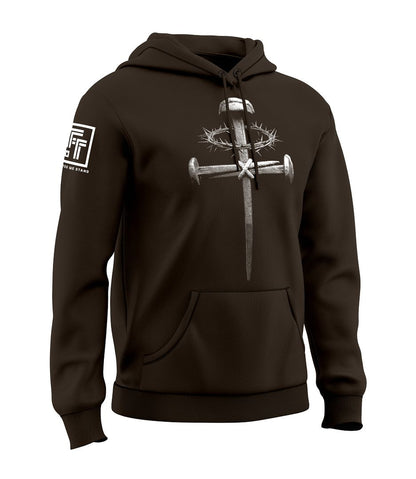 Forged Victory: Nail & Cross Sweatshirt