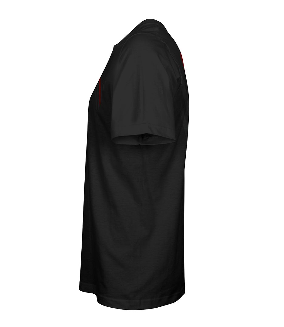 Red Line Flag Stealth T-Shirt