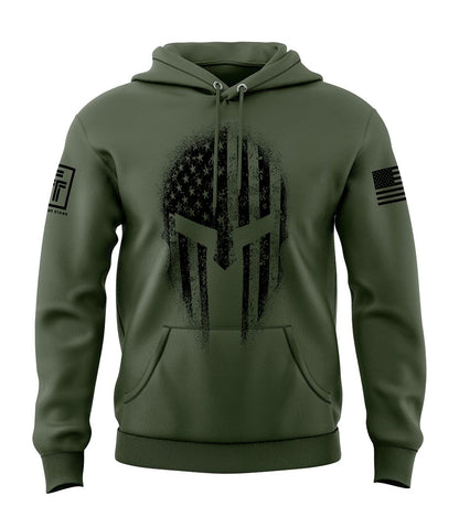 American Flag Spartan Sweatshirt