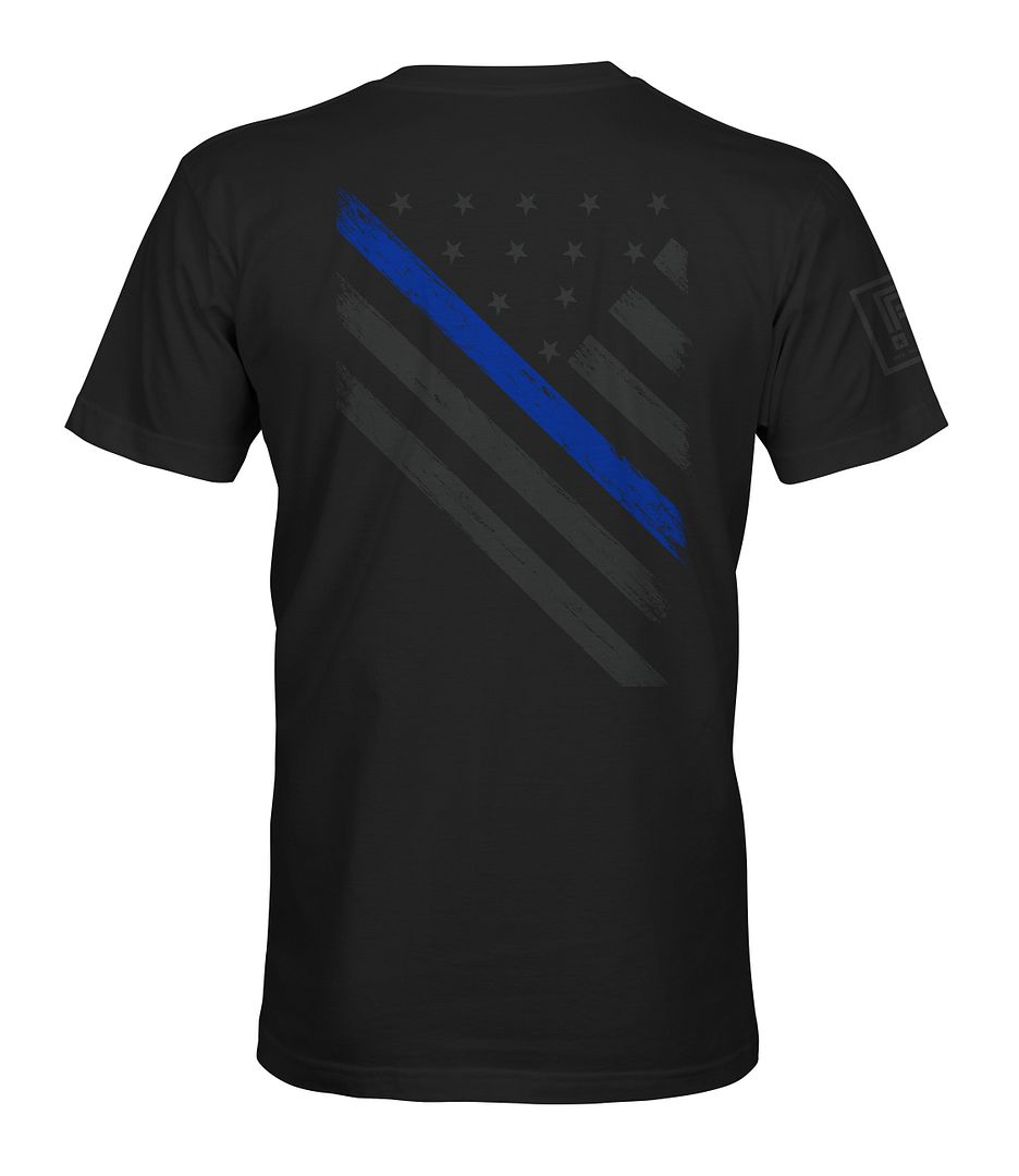 Blue Line Flag Stealth T-Shirt