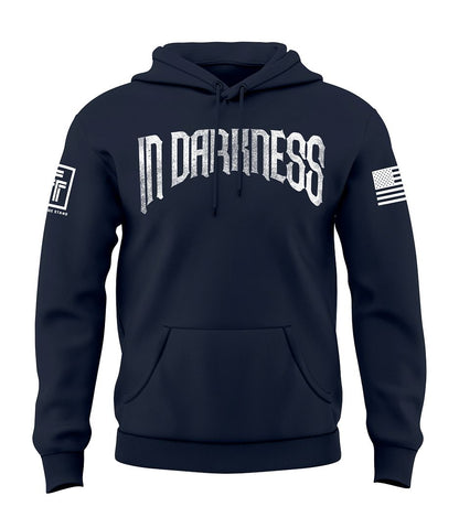 In Darkness We Defend the Light Men's Patriotic Sweatshirt
