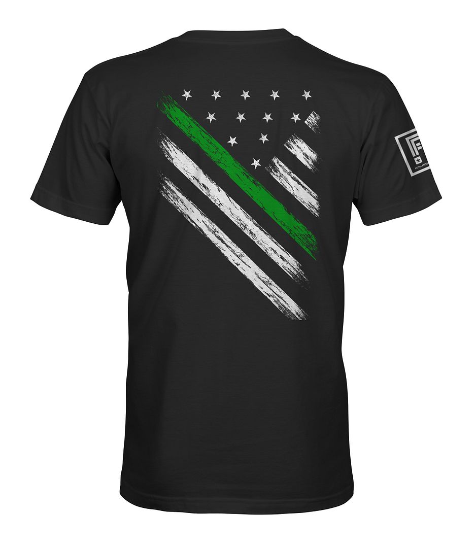 Green Line Flag T-shirt