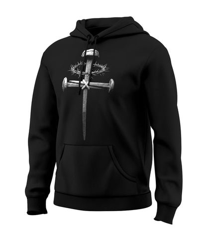 Forged Victory: Nail & Cross Sweatshirt