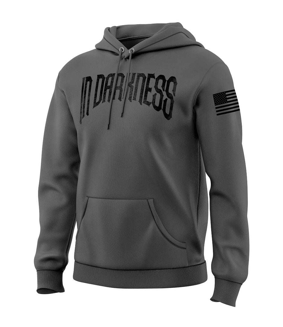 In Darkness We Defend the Light Men's Patriotic Sweatshirt