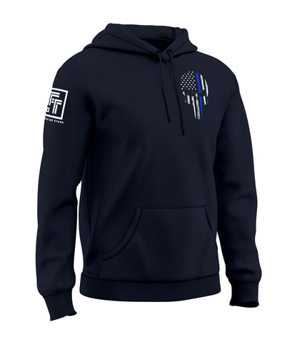 Blue Line Skull Sweatshirt