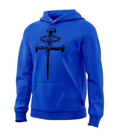 Forged Victory: Nail & Cross Sweatshirt