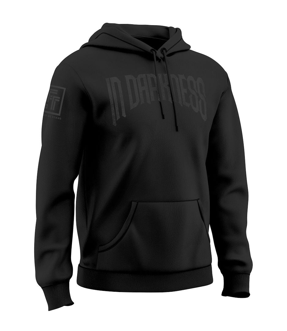 In Darkness We Defend the Light Men's Stealth Patriotic Sweatshirt