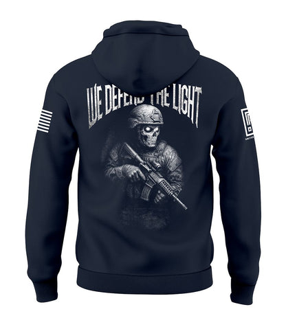 In Darkness We Defend the Light Men's Patriotic Sweatshirt