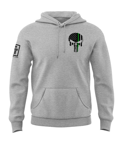 Green Line Skull Sweatshirt