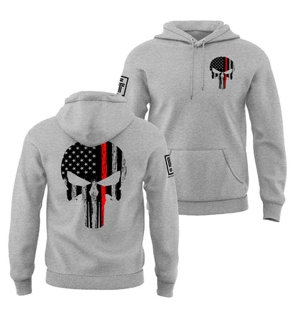 Red Line Skull Sweatshirt