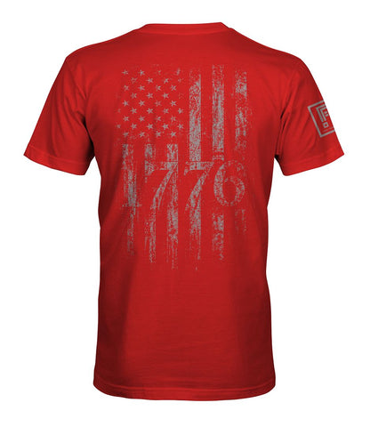 1776 Distressed American Flag T-Shirt