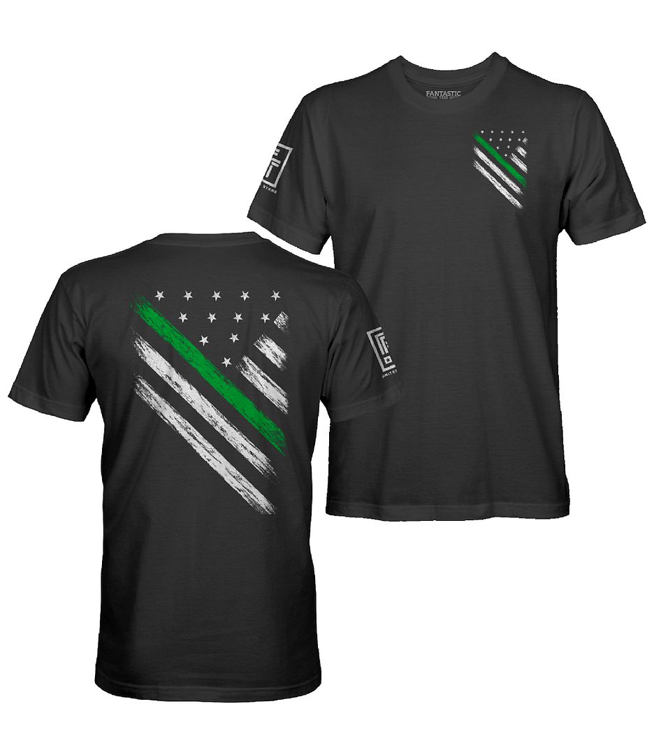 Green Line Flag T-shirt
