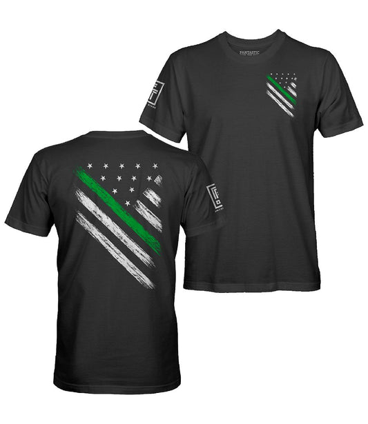 Green Line Flag T-shirt
