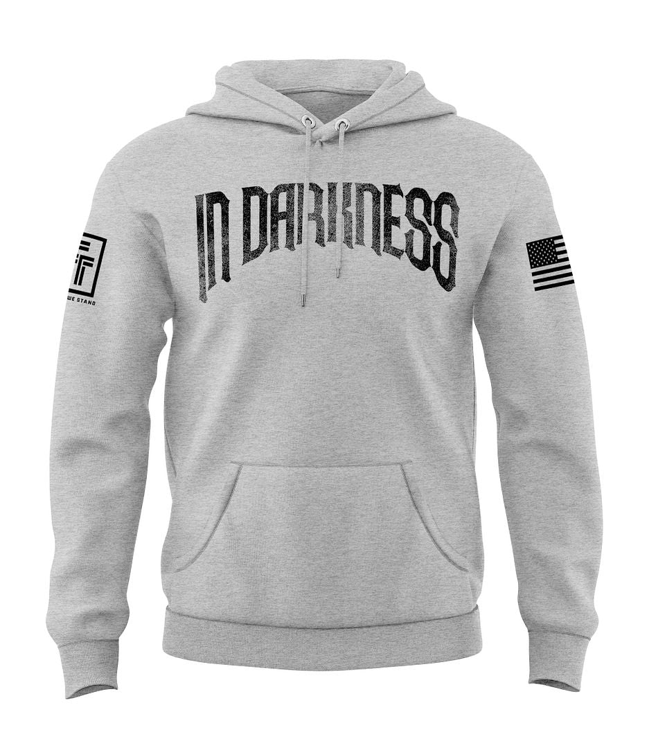 In Darkness We Defend the Light Men's Patriotic Sweatshirt