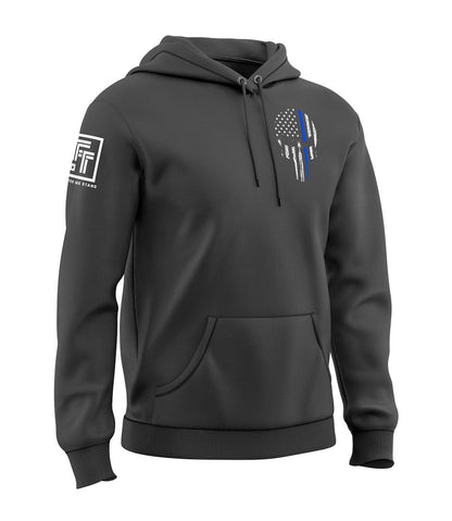 Blue Line Skull Sweatshirt