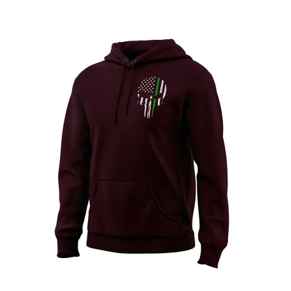 Green Line Skull Sweatshirt