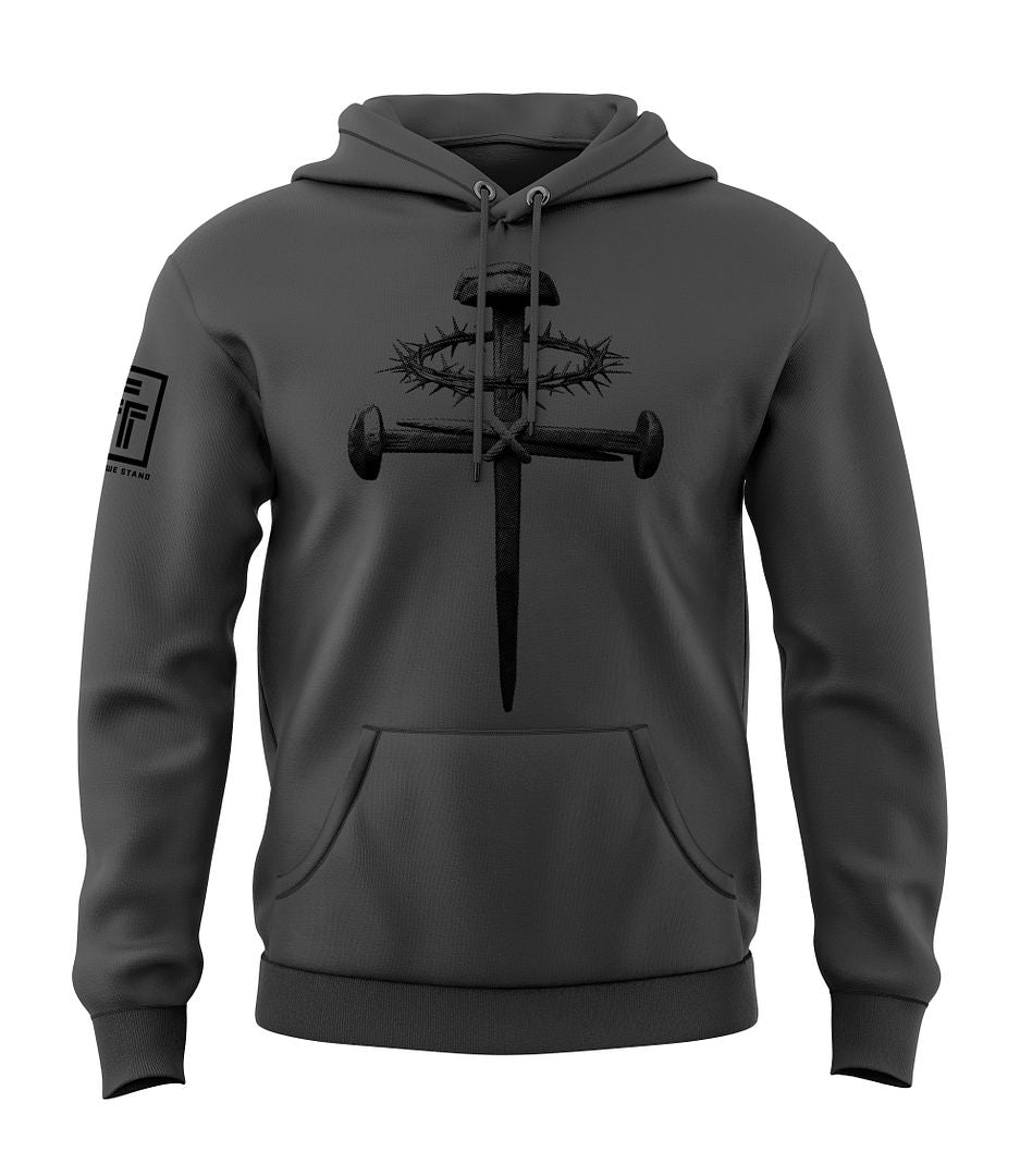 Forged Victory: Nail & Cross Sweatshirt