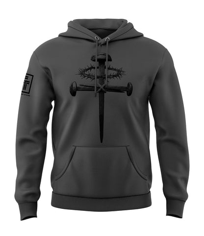 Forged Victory: Nail & Cross Sweatshirt