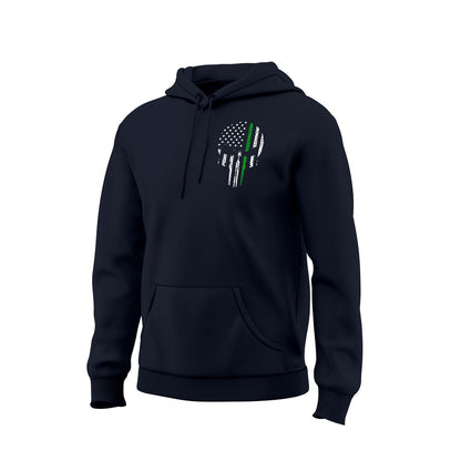 Green Line Skull Sweatshirt