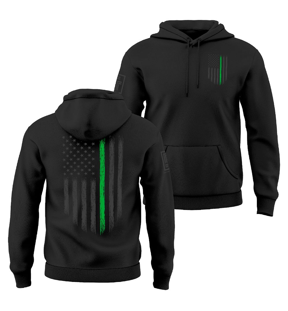 Thin Green Line Flag Stealth Sweatshirt