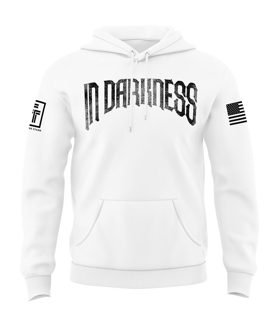 In Darkness We Defend the Light Men's Patriotic Sweatshirt