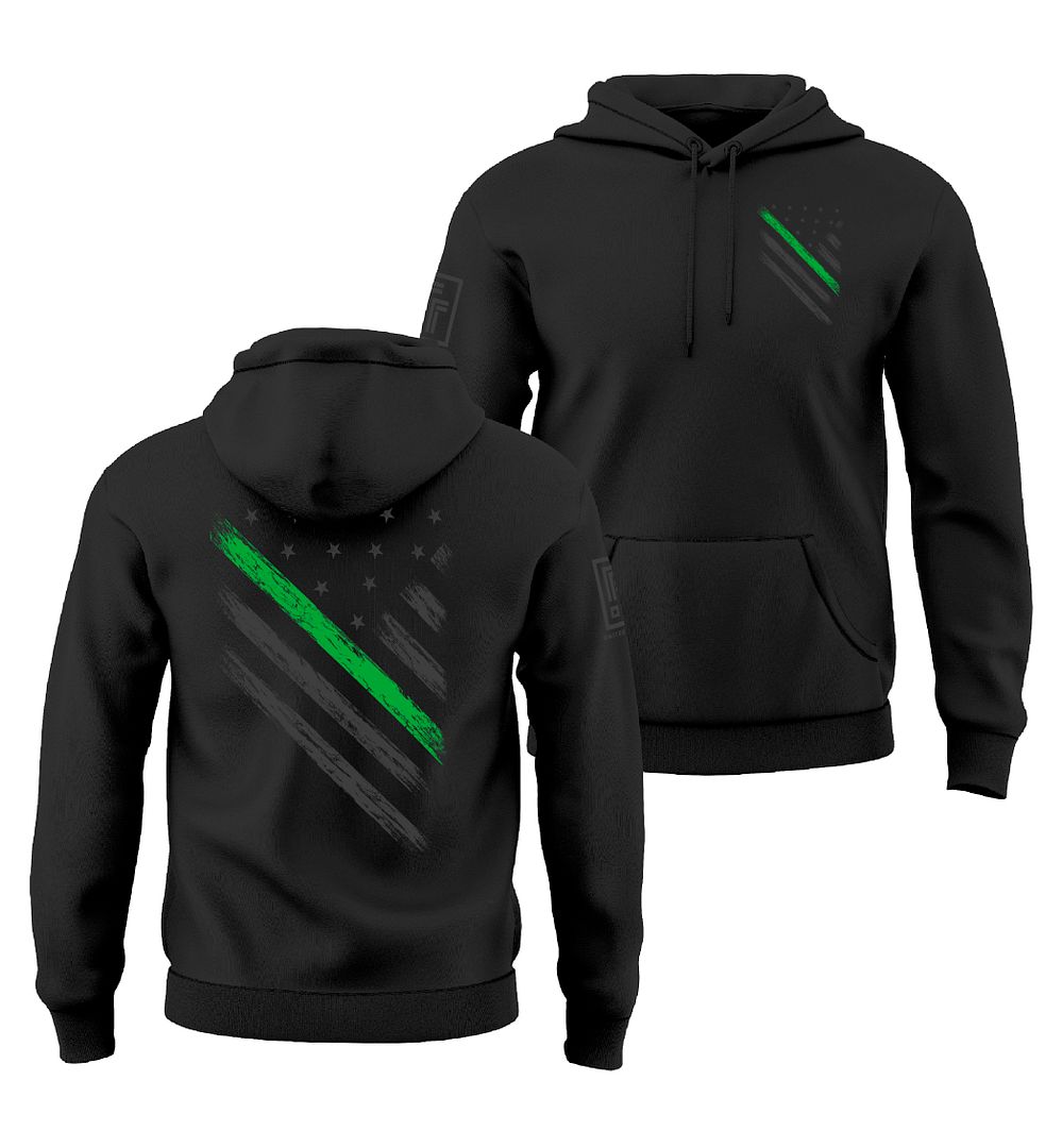 Green Line Flag Stealth Sweatshirt