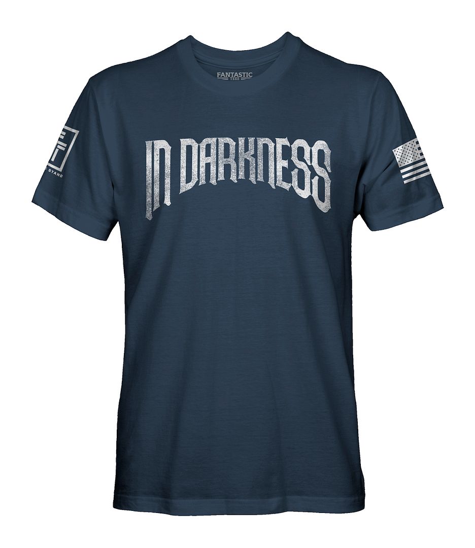 In Darkness We Defend The Light Men's Patriotic T-Shirt