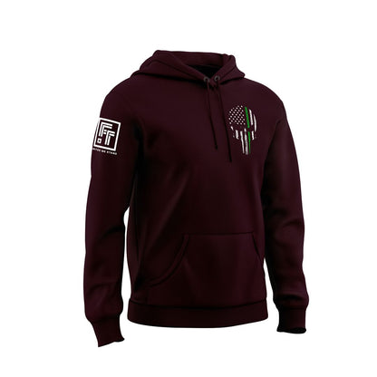 Green Line Skull Sweatshirt