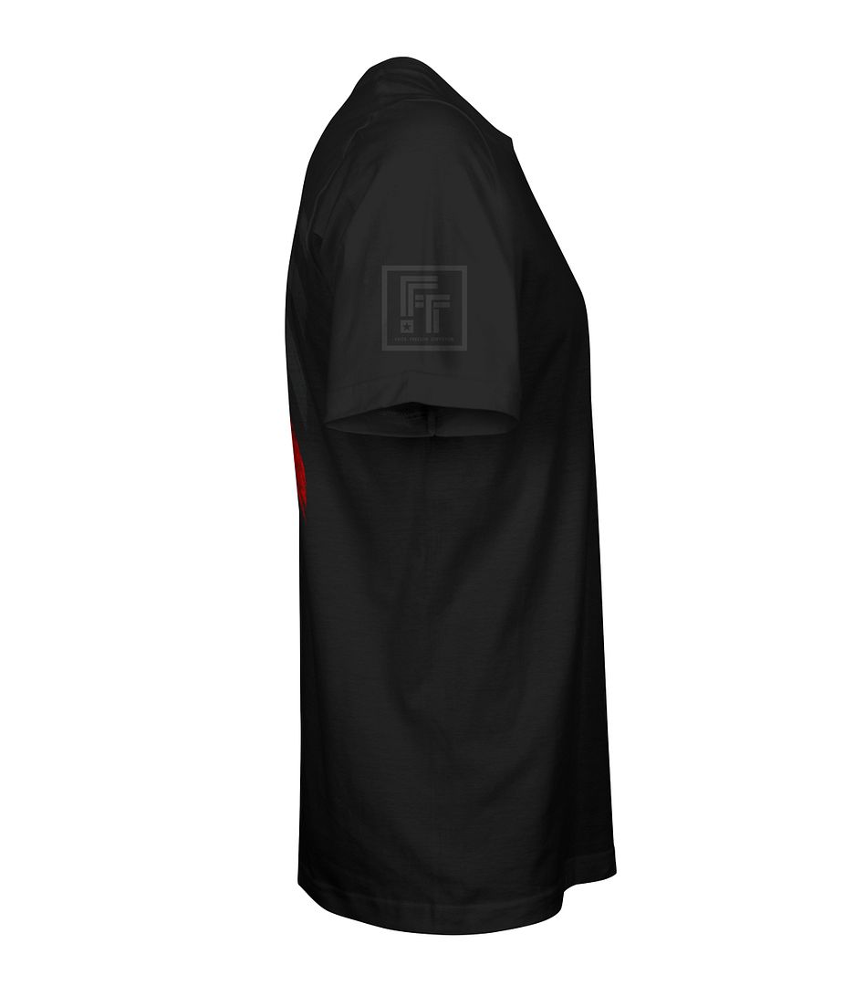 Red Line Flag Stealth T-Shirt