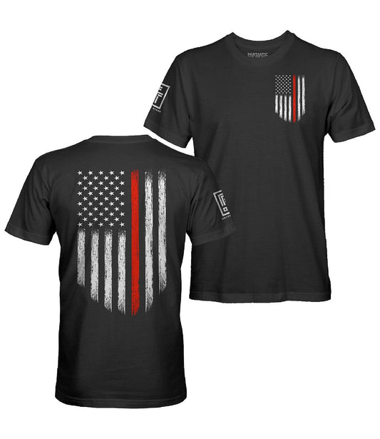 Thin Red Line Flag T-Shirt