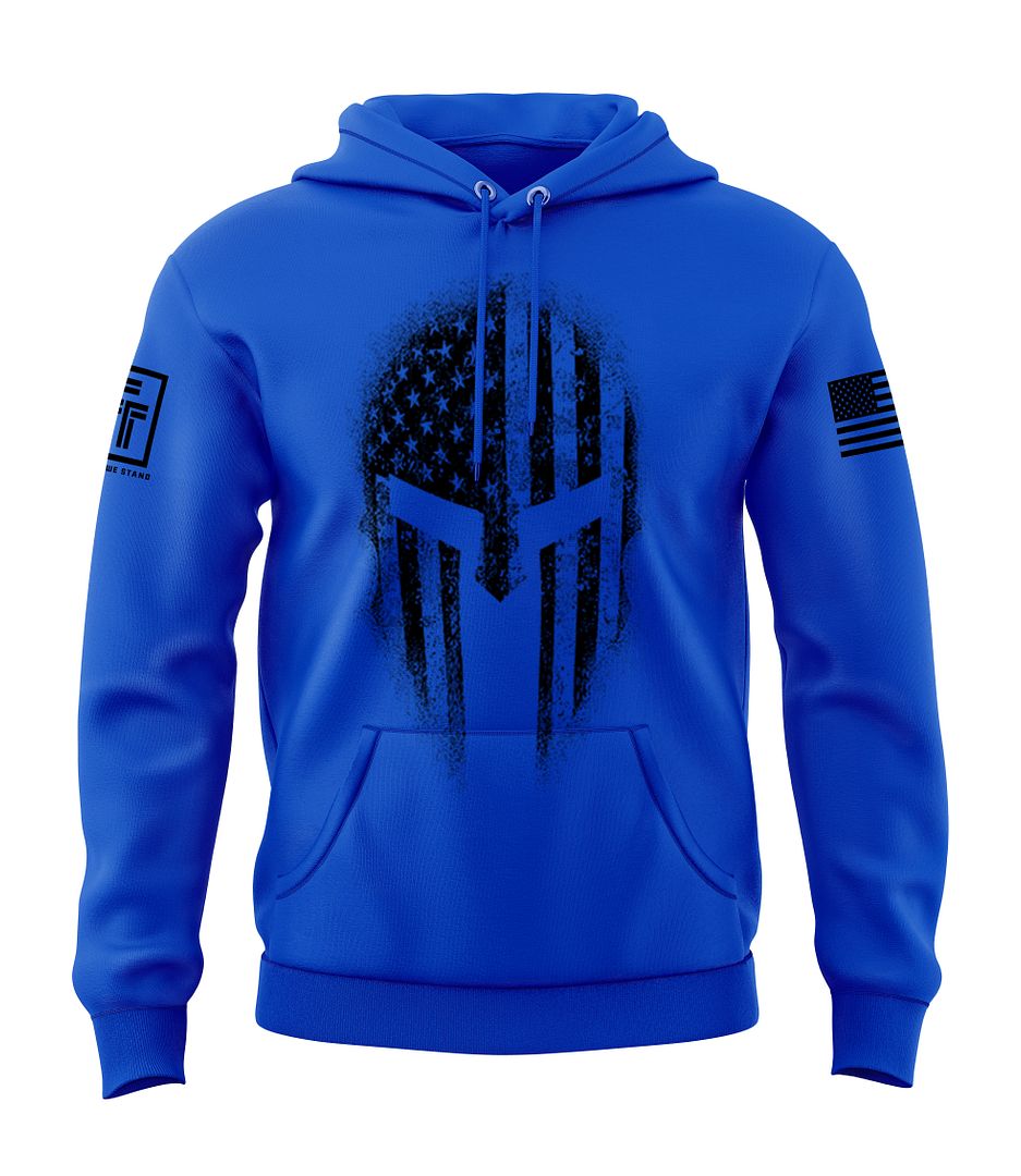 American Flag Spartan Sweatshirt
