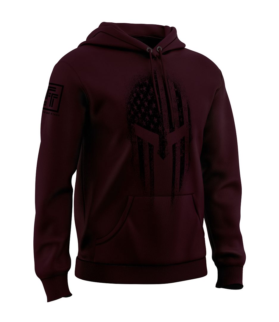 American Flag Spartan Sweatshirt