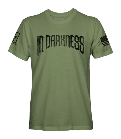 In Darkness We Defend The Light Men's Patriotic T-Shirt