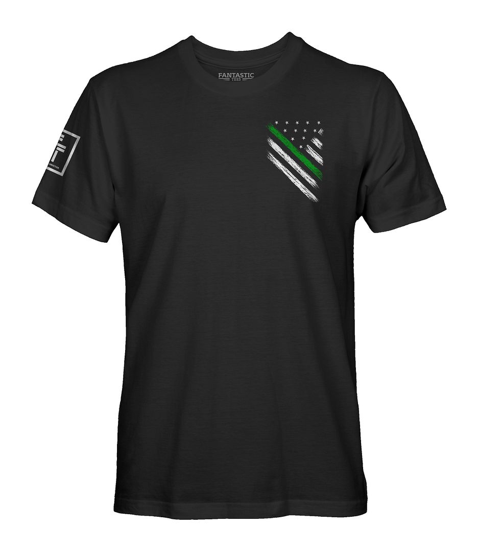 Green Line Flag T-shirt