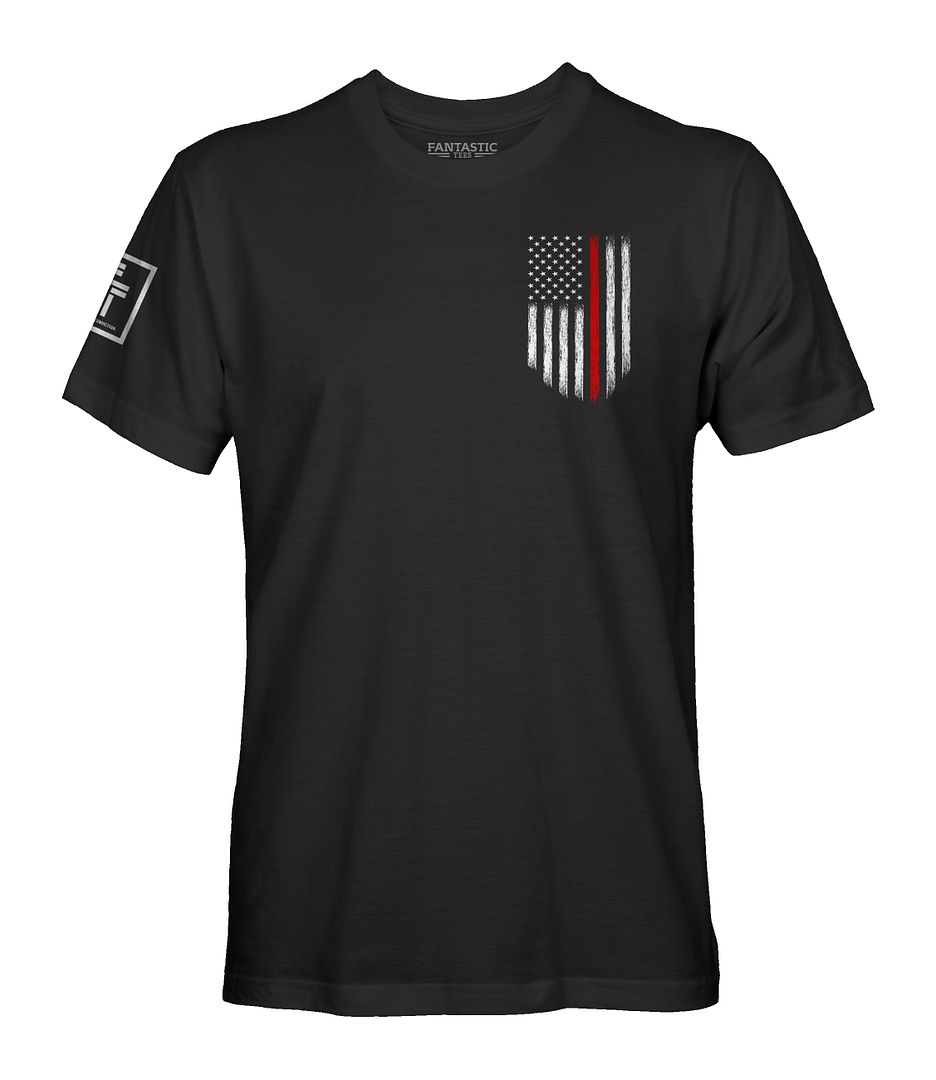 Thin Red Line Flag T-Shirt