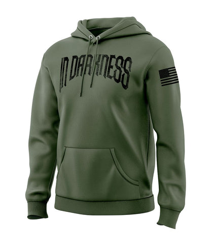 In Darkness We Defend the Light Men's Patriotic Sweatshirt