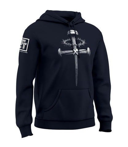 Forged Victory: Nail & Cross Sweatshirt