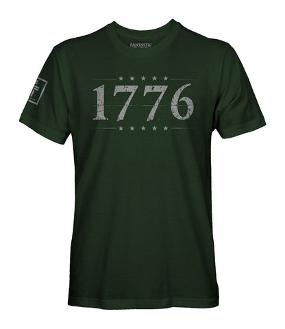 1776 Distressed American Flag T-Shirt