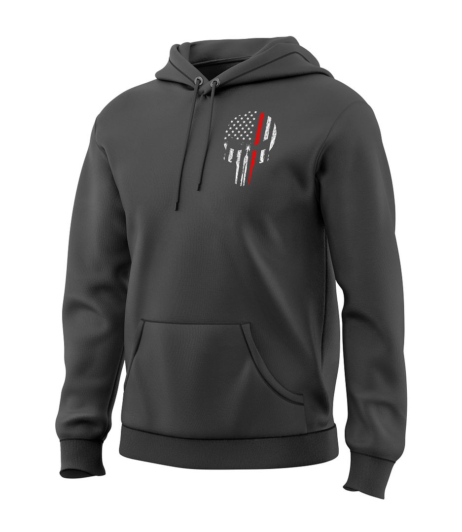 Red Line Skull Sweatshirt