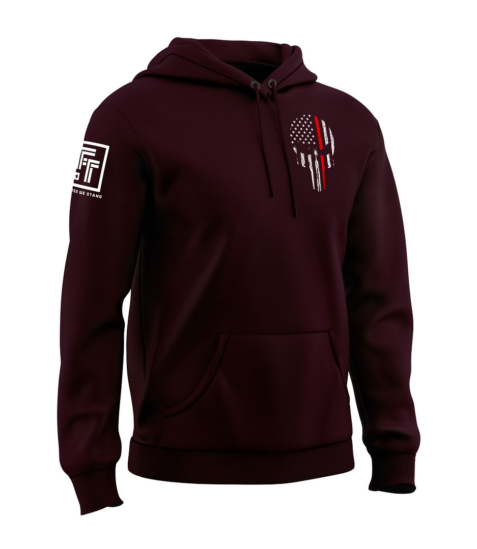 Red Line Skull Sweatshirt